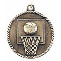 Medals, "Basketball" - 2" High Relief